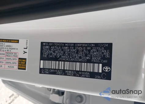 2024 Toyota Prius Prime Xse Premium из США, поврежденный, VIN JTDACACU6R3038523